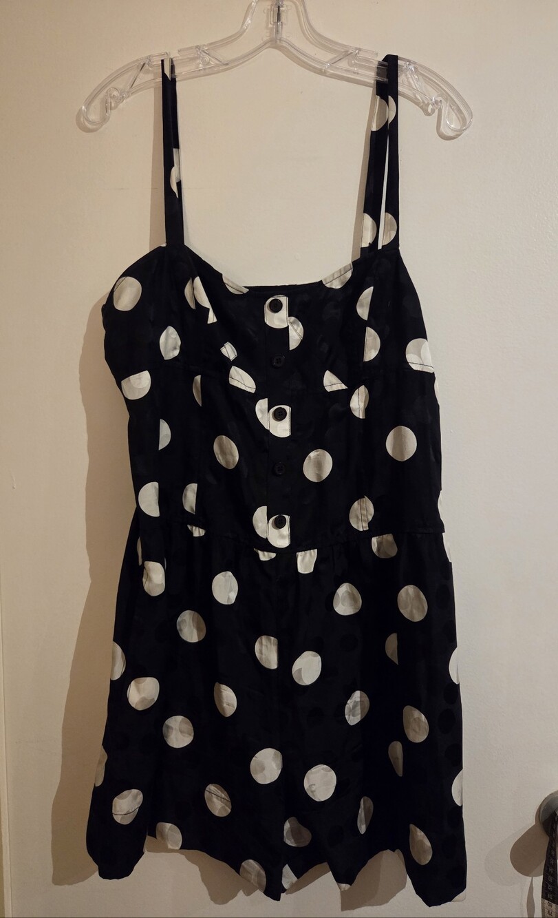 Marc by Marc Jacobs polka dot romper,size 12